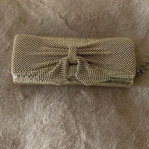 Champagne colored clutch